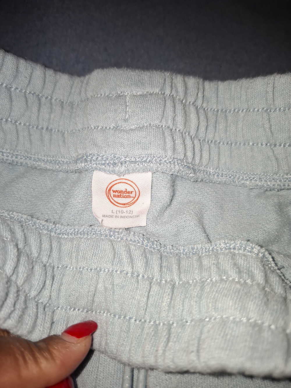 Wonder Nation Light Blue Boys Shorts - Size L